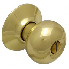 廣安牌喇叭鎖 C9710 鎖閂長度60mm無鑰匙(金色)浴室鎖 廁所用 木門 塑鋼門用
